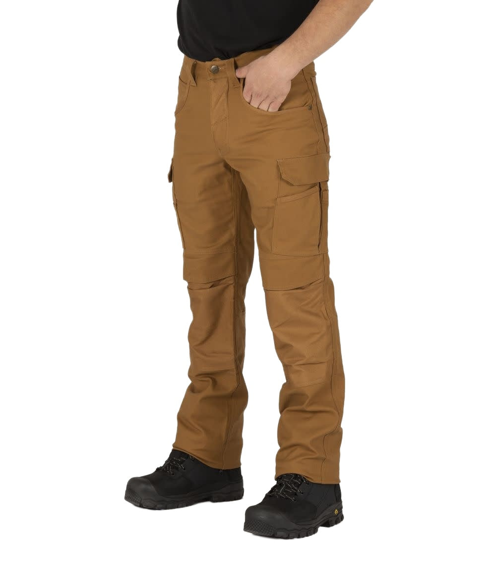 PANTALON MULTIPOCHE EN CANEVAS EXTENSIBLE NAT’S - CAMEL / 28 - VÊTEMENTS - PANTALONS DE TRAVAIL