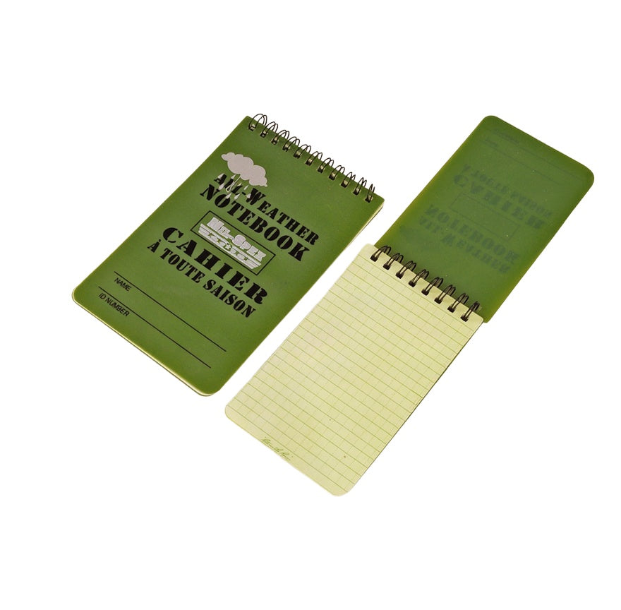 CARNET DE NOTE IMPERMÉABLE MIL-SPEX