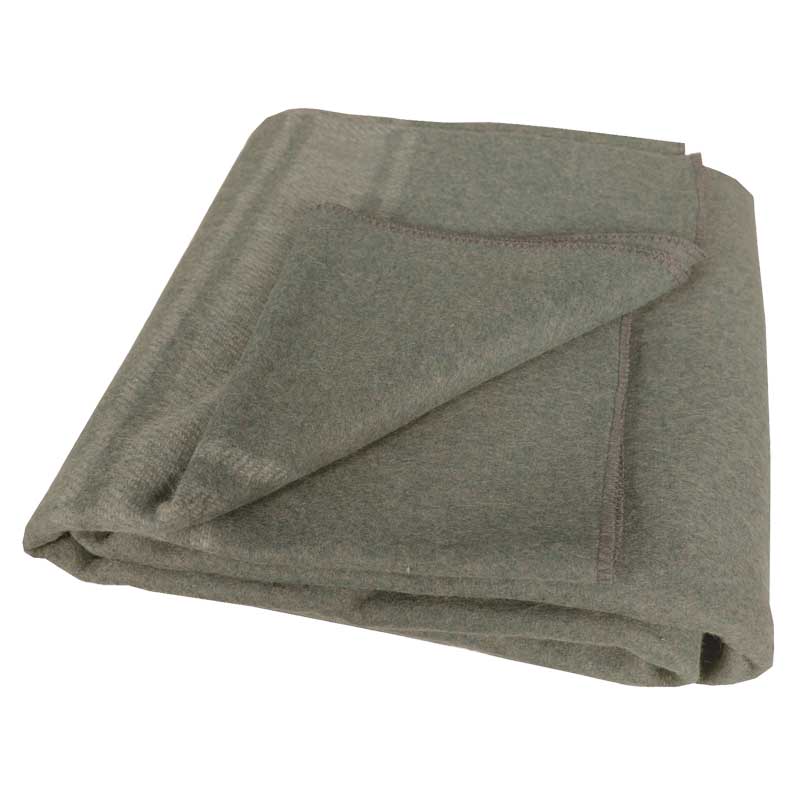 COUVERTURE EN LAINE NEUVE STYLE MILITAIRE ITALIENNE