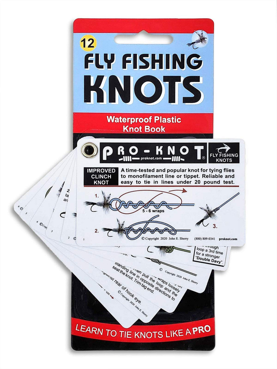 CARTES POUR NŒUDS DE PÊCHE À LA MOUCHE