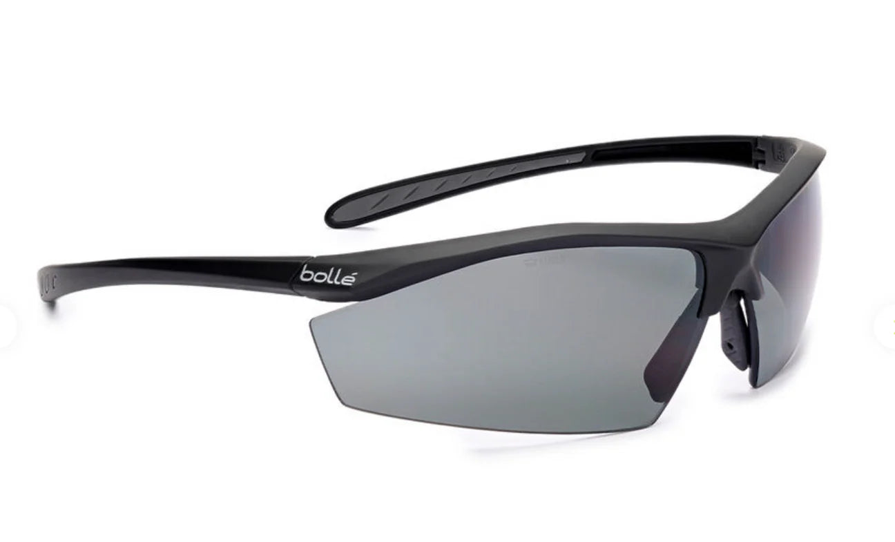 LUNETTES BALISTIQUES FUMÉE ANTI-ÉGRATIGNURES ET ANTI-BUÉE BOLLÉ SENTINEL