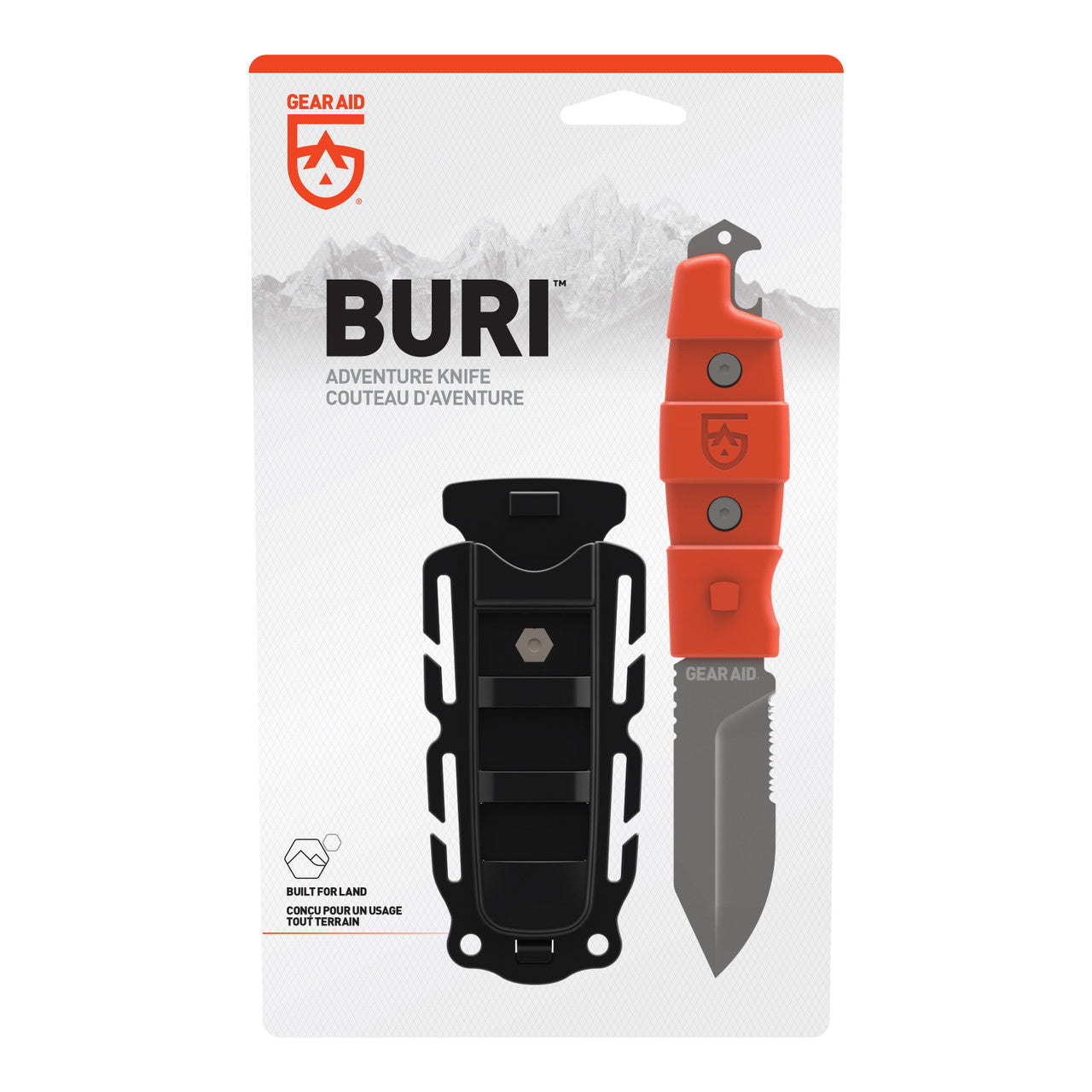 COUTEAU BURI AVEC FOURREAU