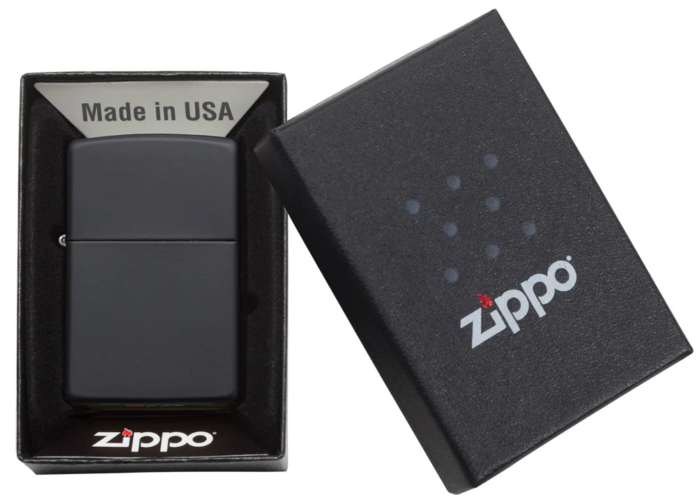 MATTE BLACK ZIPPO 218