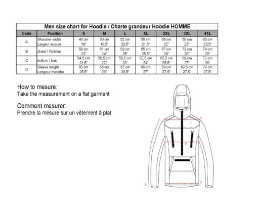 HOODIE DE CHASSE CONTACT NORTH BACKCOUNTRY