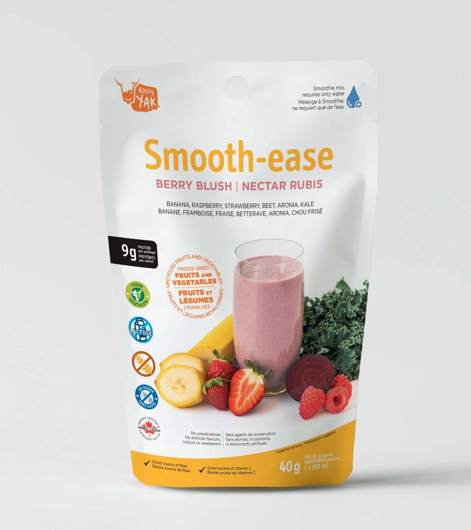 SMOOTIE SMOOTH-EASE NECTAR RUBY HAPPY YAK