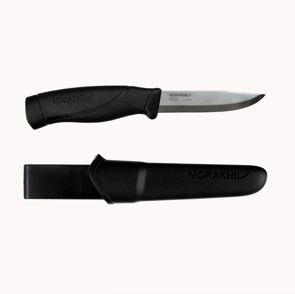 COUTEAU UTILITAIRE ROBUSTE MORAKNIV COMPANION NOIR