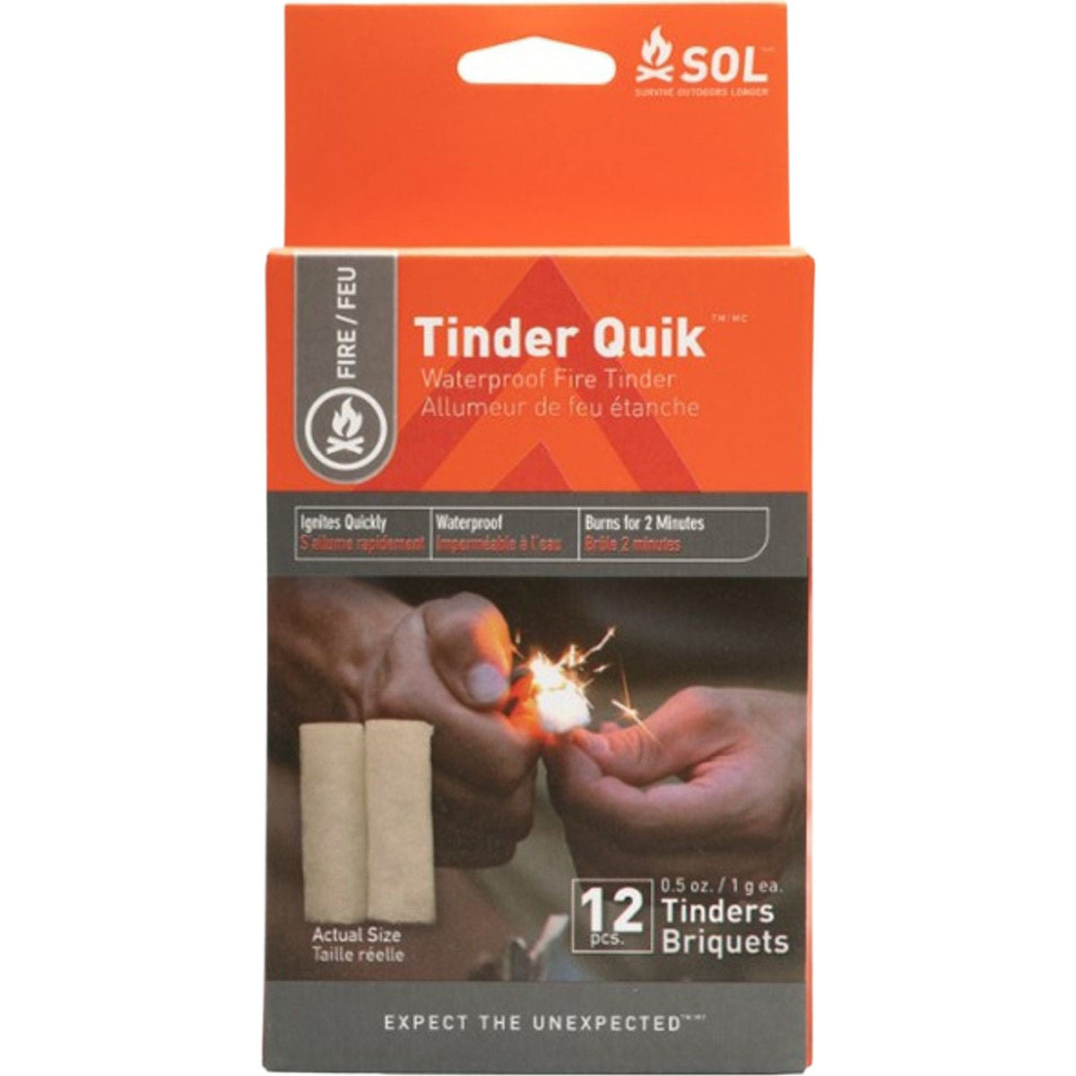 ALLUMEUR DE FEU IMPERMÉABLE ET ANTI-VENT - SURVIVE OUTDOORS LONGER - PLEIN AIR CAMPING ET SURVIE - ALLUME-FEU