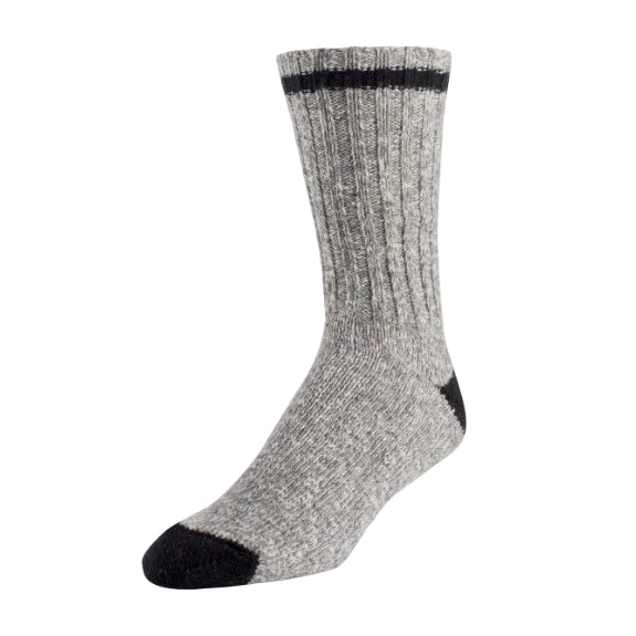 BAS CAMPING GRIS ET NOIR - VÊTEMENTS - BAS