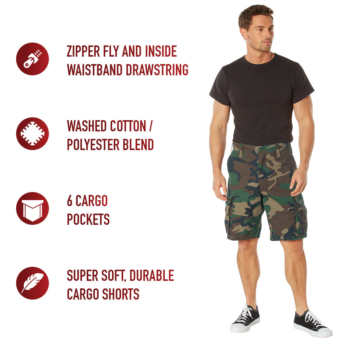 BERMUDAS CAMO STYLE VINTAGE - VÊTEMENTS - PANTALONS COURTS