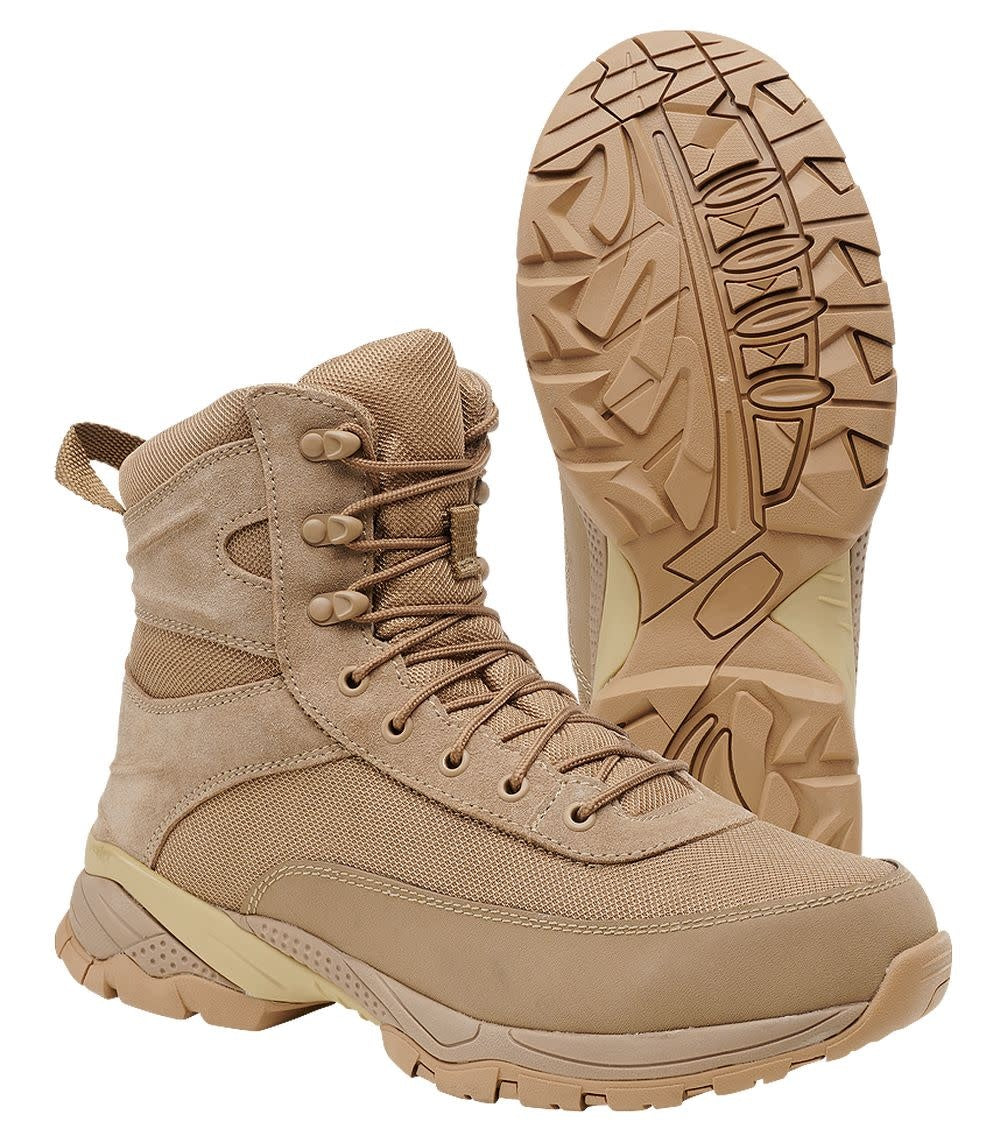 BOTTES TACTIQUES NOUVELLE GÉNÉRATION BRANDIT - BEIGE / 10 - BOTTES ET CHAUSSURES - BOTTES MILITAIRES ET TACTIQUES
