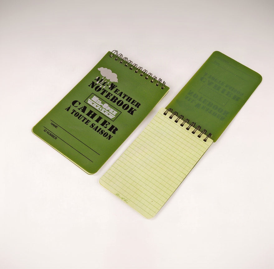 CARNET DE NOTE IMPERMÉABLE MIL-SPEX
