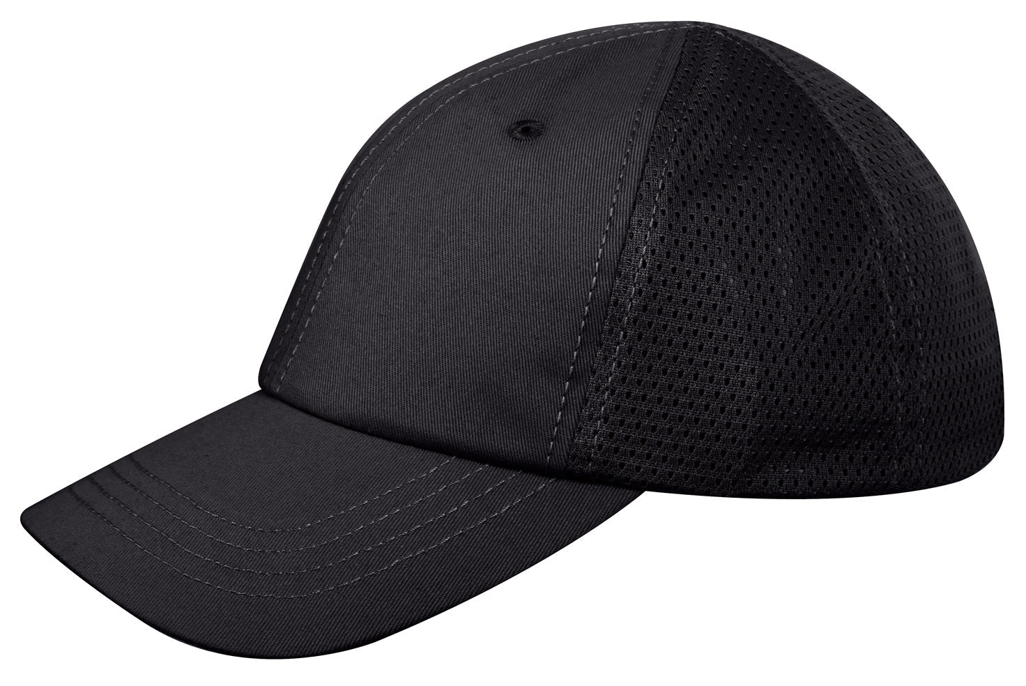 CASQUETTE TACTIQUE VENTILÉE - NOIR - VÊTEMENTS - CASQUETTES