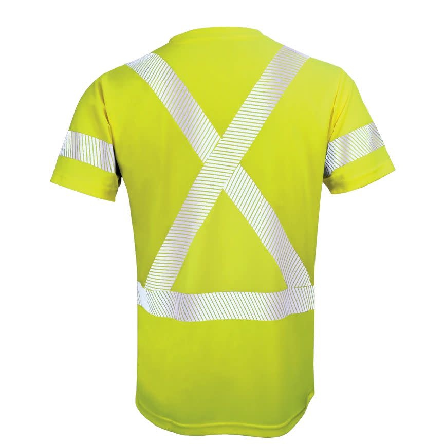 CHANDAIL HAUTE VISIBILITÉ MANCHES COURTES MODÈLE STX2SS - VÊTEMENTS - CHANDAILS DE TRAVAIL