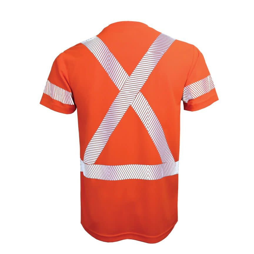CHANDAIL HAUTE VISIBILITÉ MANCHES COURTES MODÈLE STX2SS - VÊTEMENTS - CHANDAILS DE TRAVAIL
