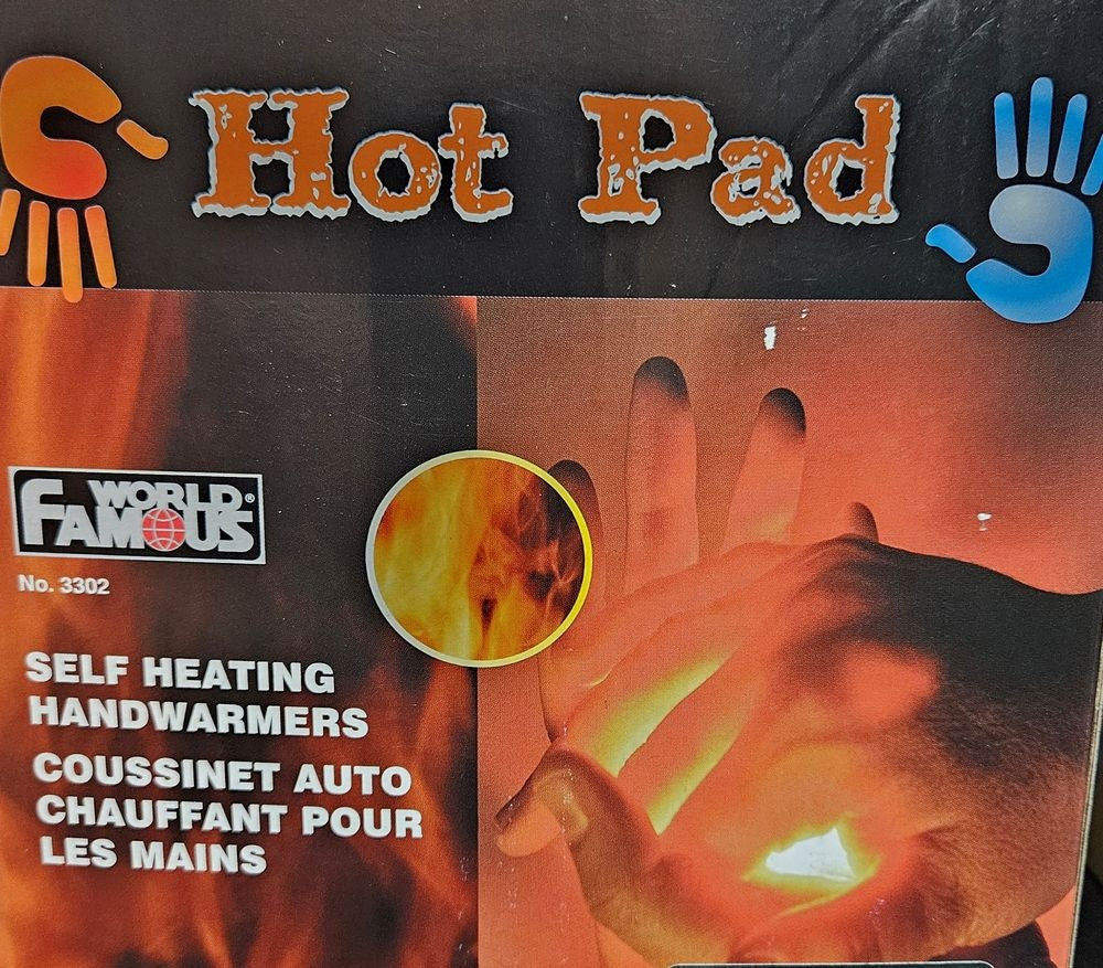 CHAUFFE-MAINS JETABLES HOT PADS - PLEIN AIR CAMPING ET SURVIE - CHAUFFE-MAIN ET CHAUFFE-PIED