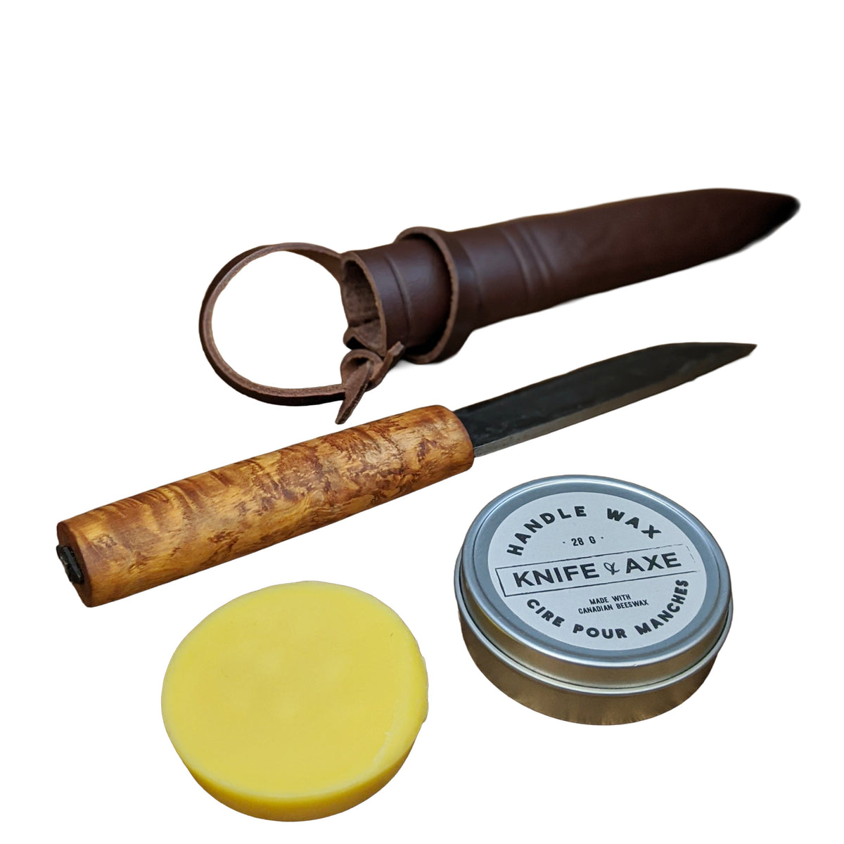 CIRE POUR MANCHE DE COUTEAUX ET HACHES KNIFE AND AXE 28G - COUTEAUX ET OUTILS - ACCESSOIRES ET ENTRETIEN