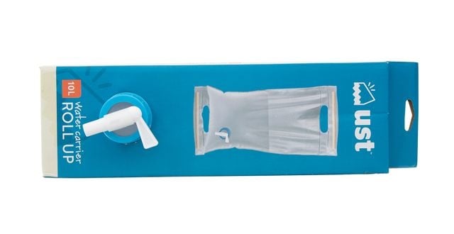 CONTENANT D’EAU ENROULABLE - 10 LITRES - ULTIMATE SURVIVAL - PLEIN AIR CAMPING ET SURVIE - RÉSERVOIRS