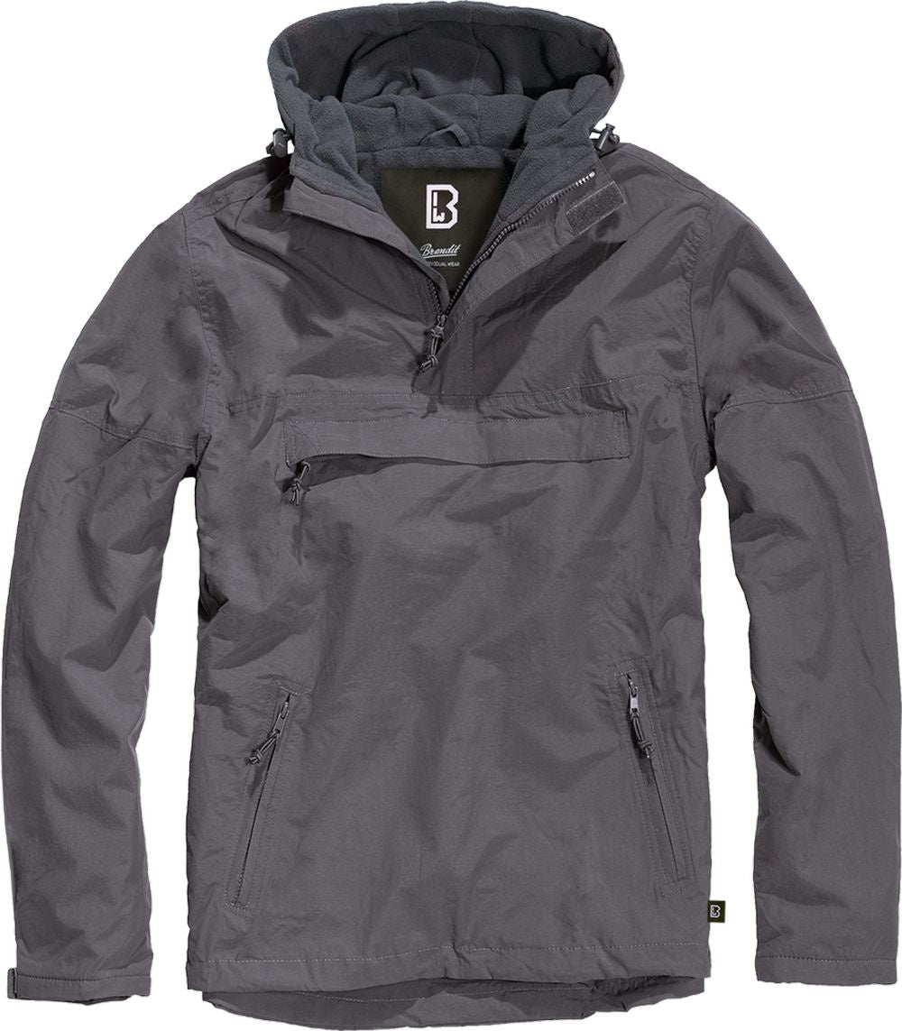 COUPE-VENT AVEC DOUBLURE EN POLAR ET COLLET À FERMETURE ÉCLAIR BRANDIT - VÊTEMENTS - MANTEAUX ET VESTES