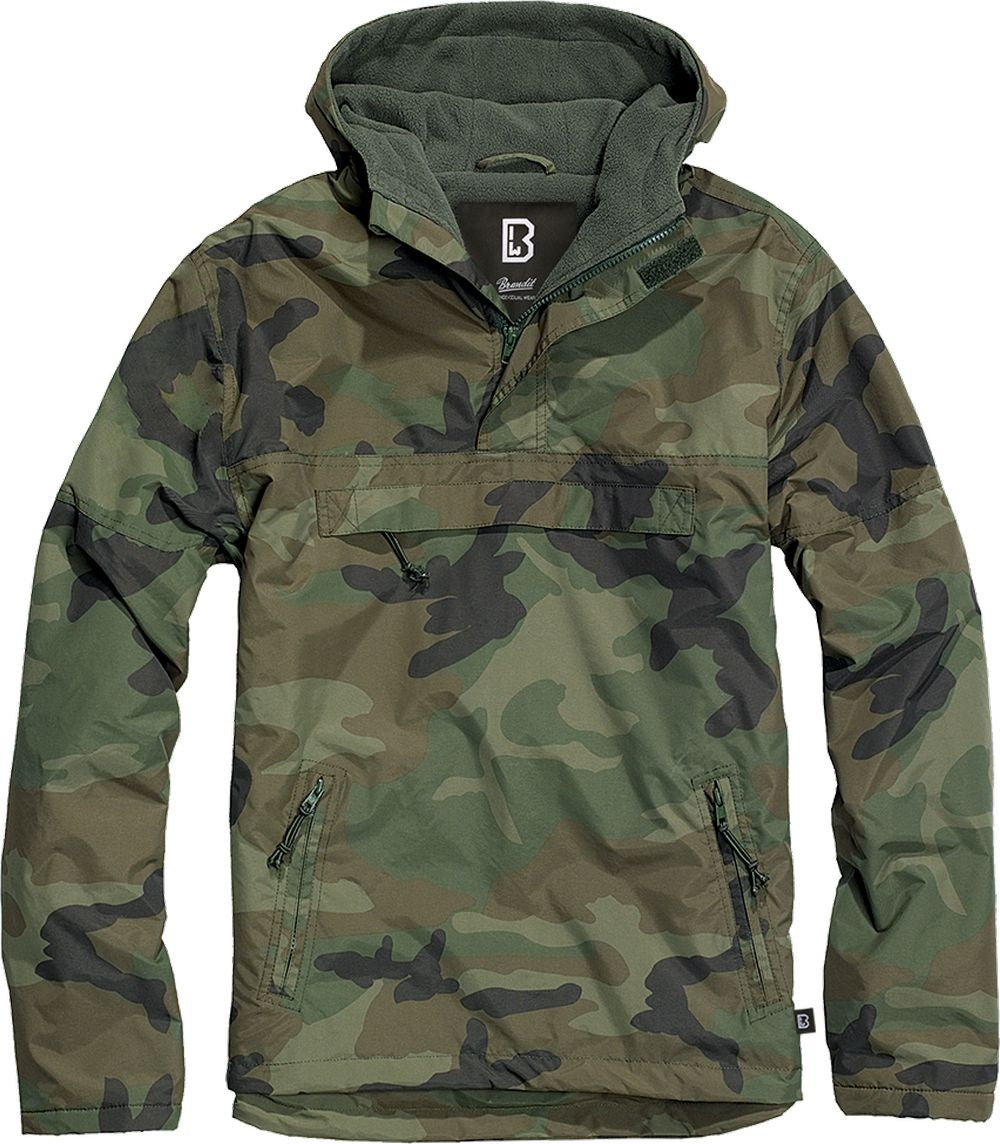 COUPE-VENT AVEC DOUBLURE EN POLAR ET COLLET À FERMETURE ÉCLAIR BRANDIT - VÊTEMENTS - MANTEAUX ET VESTES