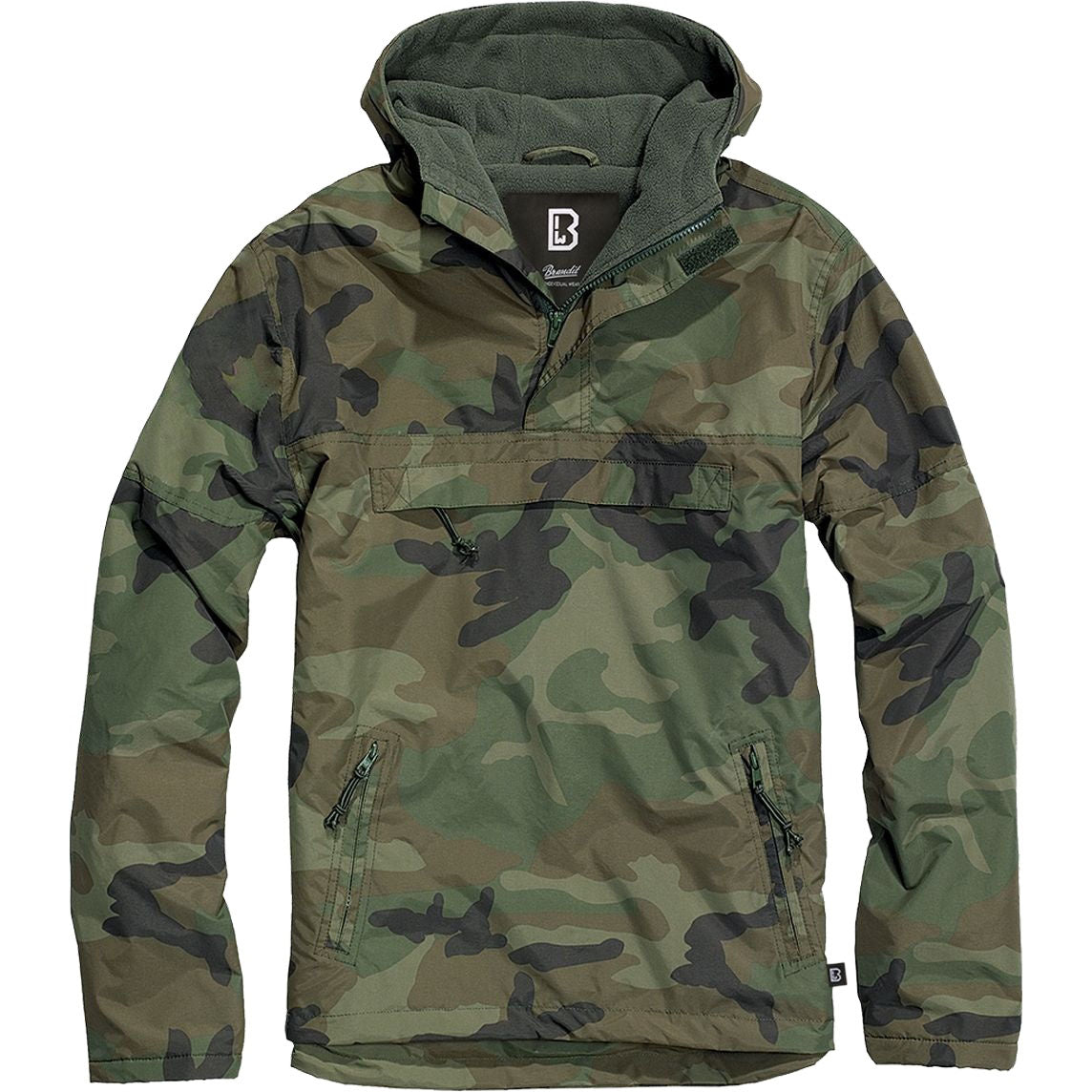COUPE-VENT AVEC DOUBLURE EN POLAR ET COLLET À FERMETURE ÉCLAIR BRANDIT - VÊTEMENTS - MANTEAUX ET VESTES