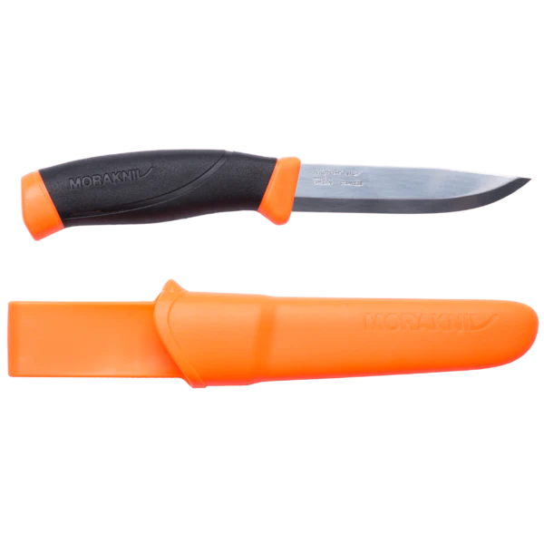 COUTEAU UTILITAIRE MORAKNIV COMPANION ORANGE - COUTEAUX ET OUTILS - COUTEAUX À LAME FIXE