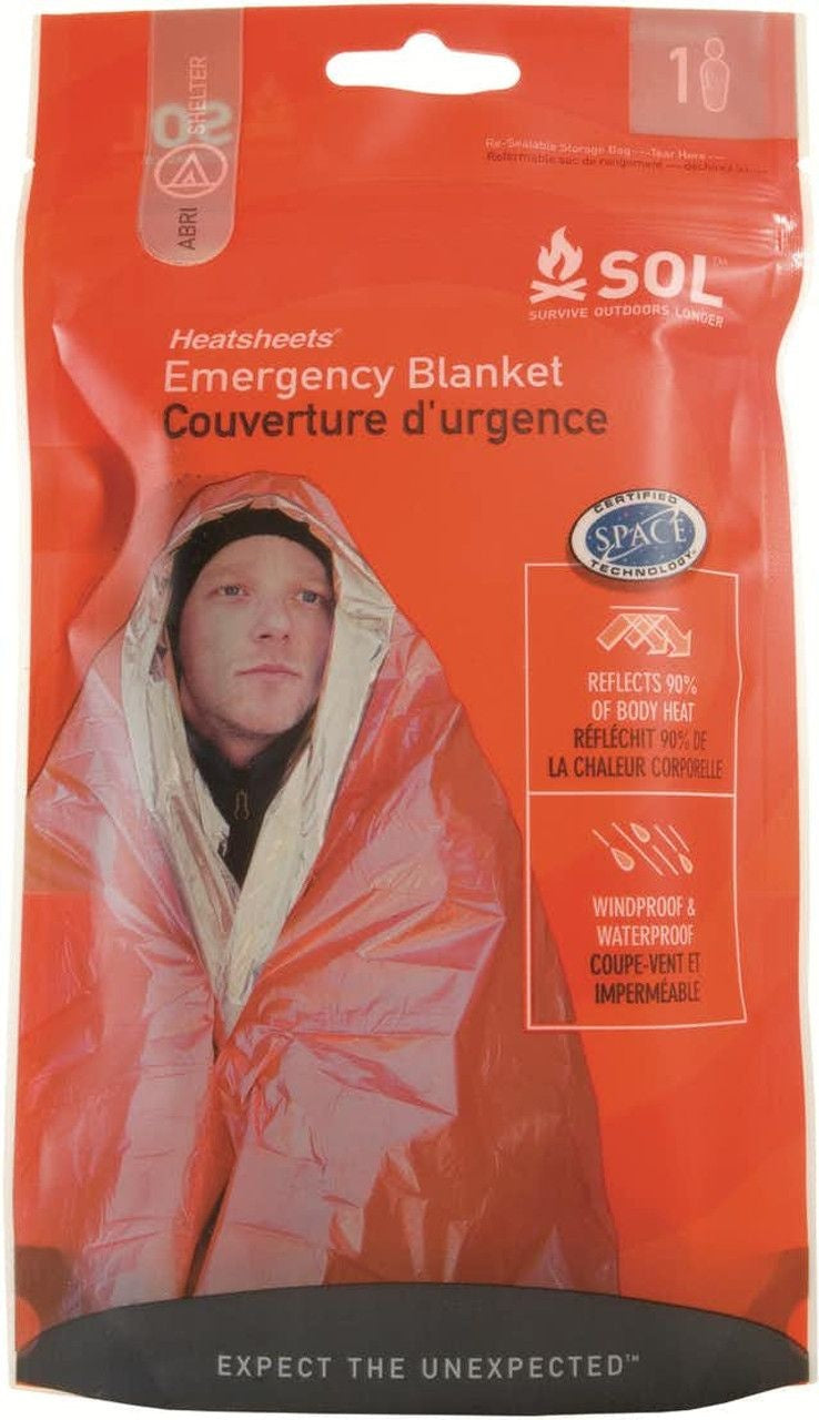 COUVERTURE D’URGENCE - SURVIVE OUTDOORS LONGER - PLEIN AIR CAMPING ET SURVIE - COUVERTURES ET ABRIS