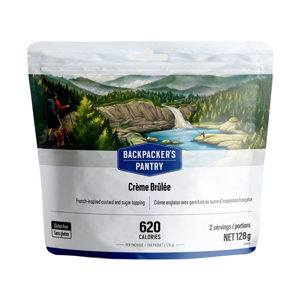 CRÈME BRÛLÉE - 2 PORTIONS - BACKPACKERS PANTRY - PLEIN AIR CAMPING ET SURVIE - NOURRITURE