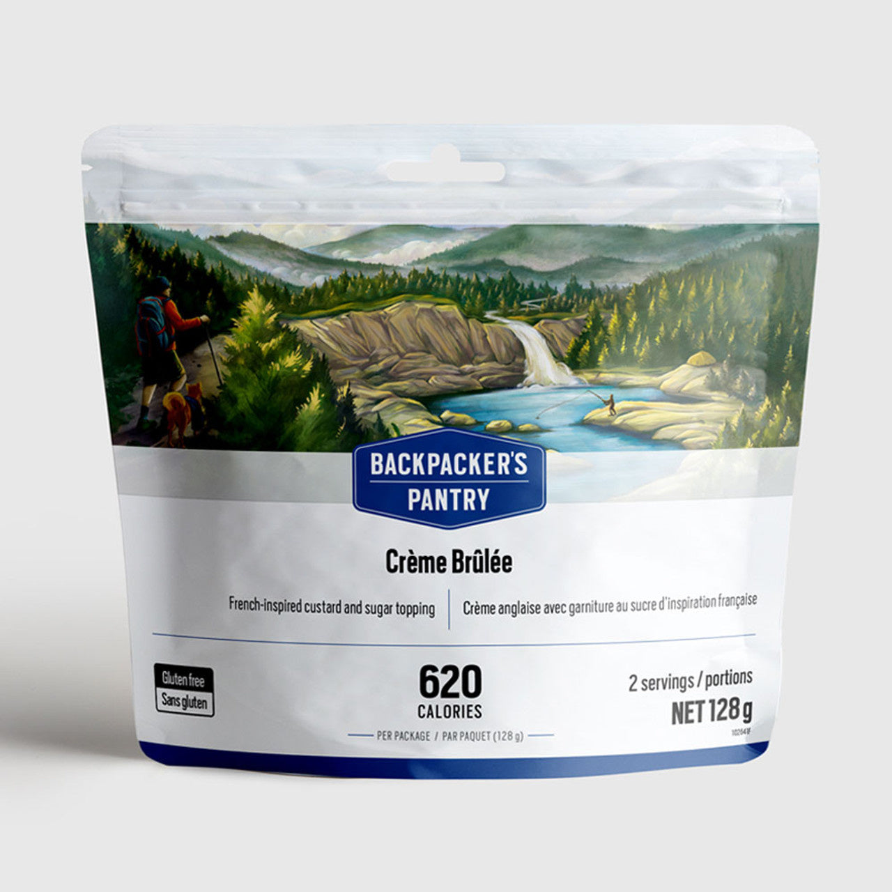 CRÈME BRÛLÉE - 2 PORTIONS - BACKPACKERS PANTRY - PLEIN AIR CAMPING ET SURVIE - NOURRITURE