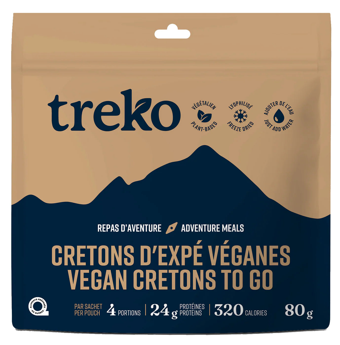 CRETONS D'EXPÉ VÉGANES TREKO - 4 PORTIONS PAR SACHET