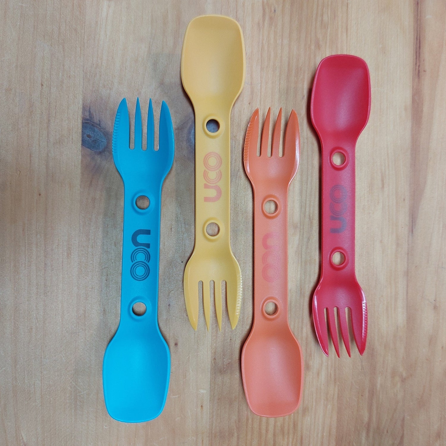 CUILLÈRE FOURCHETTE ET COUTEAU 3 EN 1 UCO - PLEIN AIR CAMPING ET SURVIE - USTENSILES