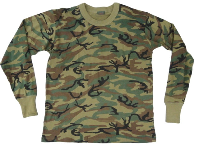 CHANDAIL CAMO VERT MANCHES LONGUES - VÊTEMENTS - MANCHES LONGUES