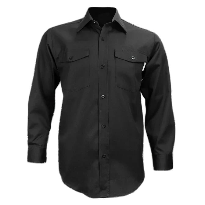 CHEMISE DE TRAVAIL MANCHES LONGUES MODÈLE 625 TALL - NOIR / Small - VÊTEMENTS - CHEMISES DE TRAVAIL