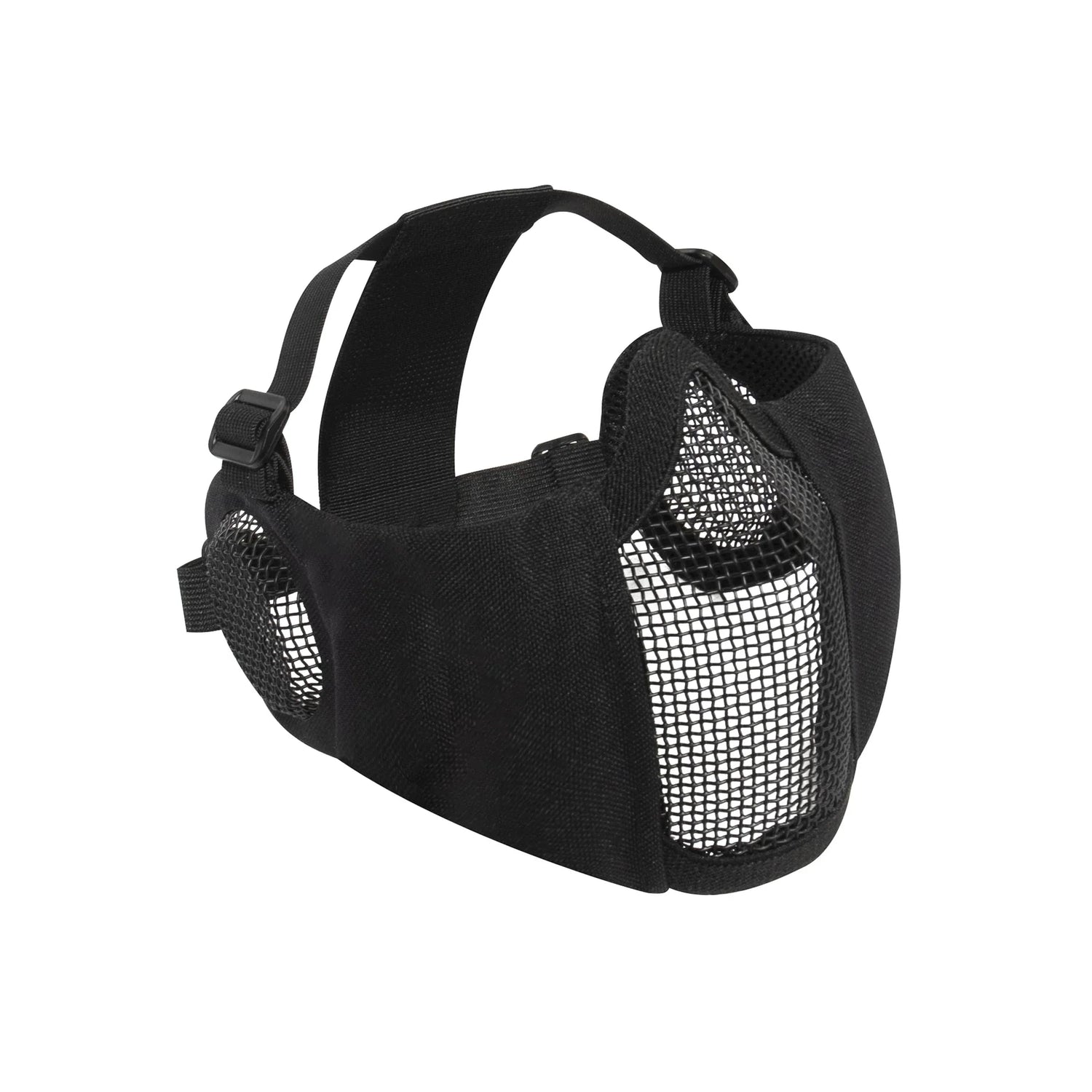DEMI-MASQUE DE PROTECTION VISAGE ET OREILLES POUR PAINTBALL OU AIRSOFT - ÉQUIPEMENT TACTIQUE - PROTECTIONS