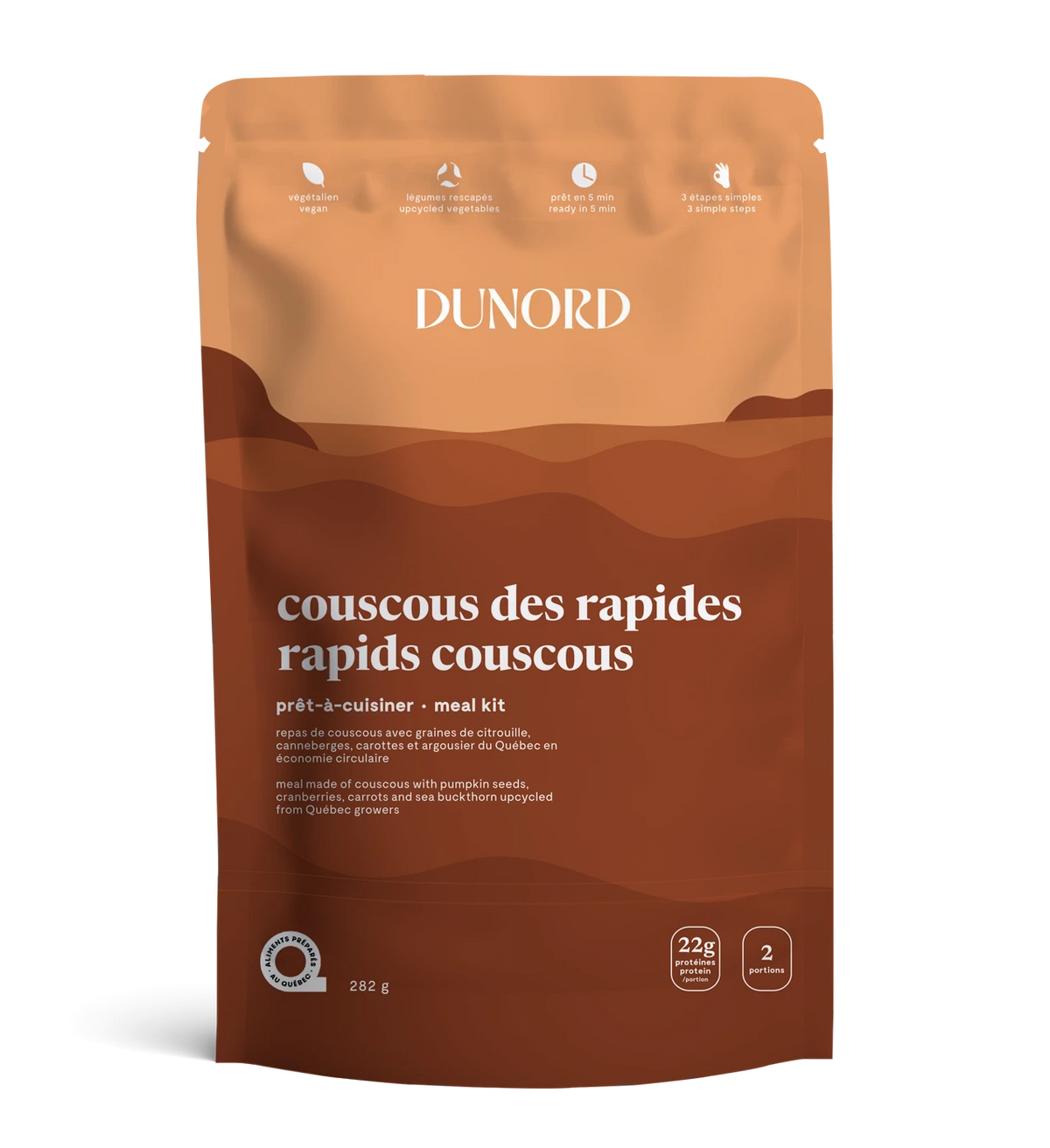 COUSCOUS DES RAPIDES 2 PORTIONS DUNORD
