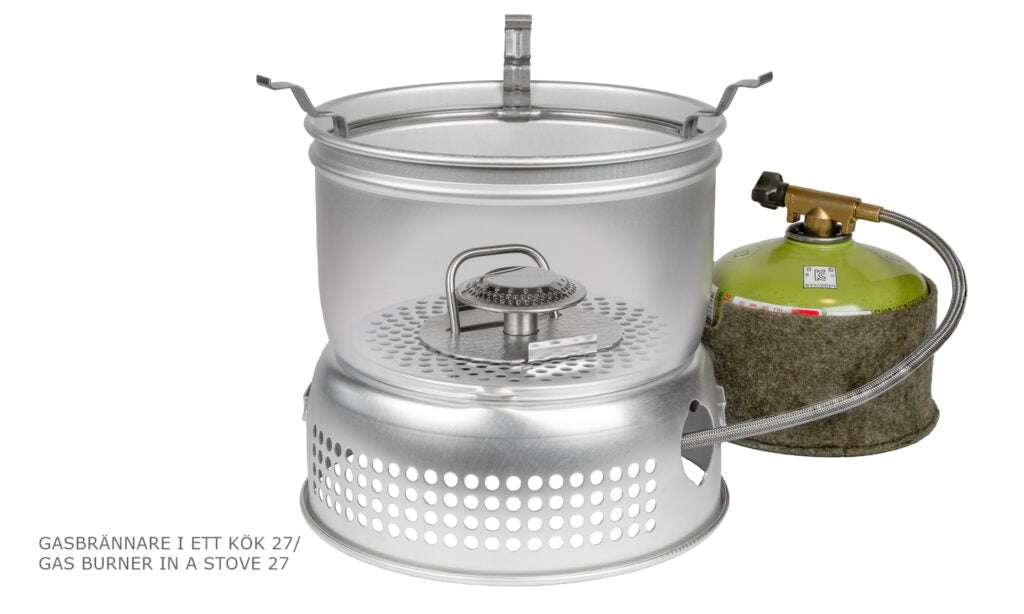 ENSEMBLE DE CUISSON AVEC BRÛLEURS HYBRIDE POUR 1-2 PERSONNES TRANGIA 27-1-GB-SBUL - PLEIN AIR CAMPING ET SURVIE