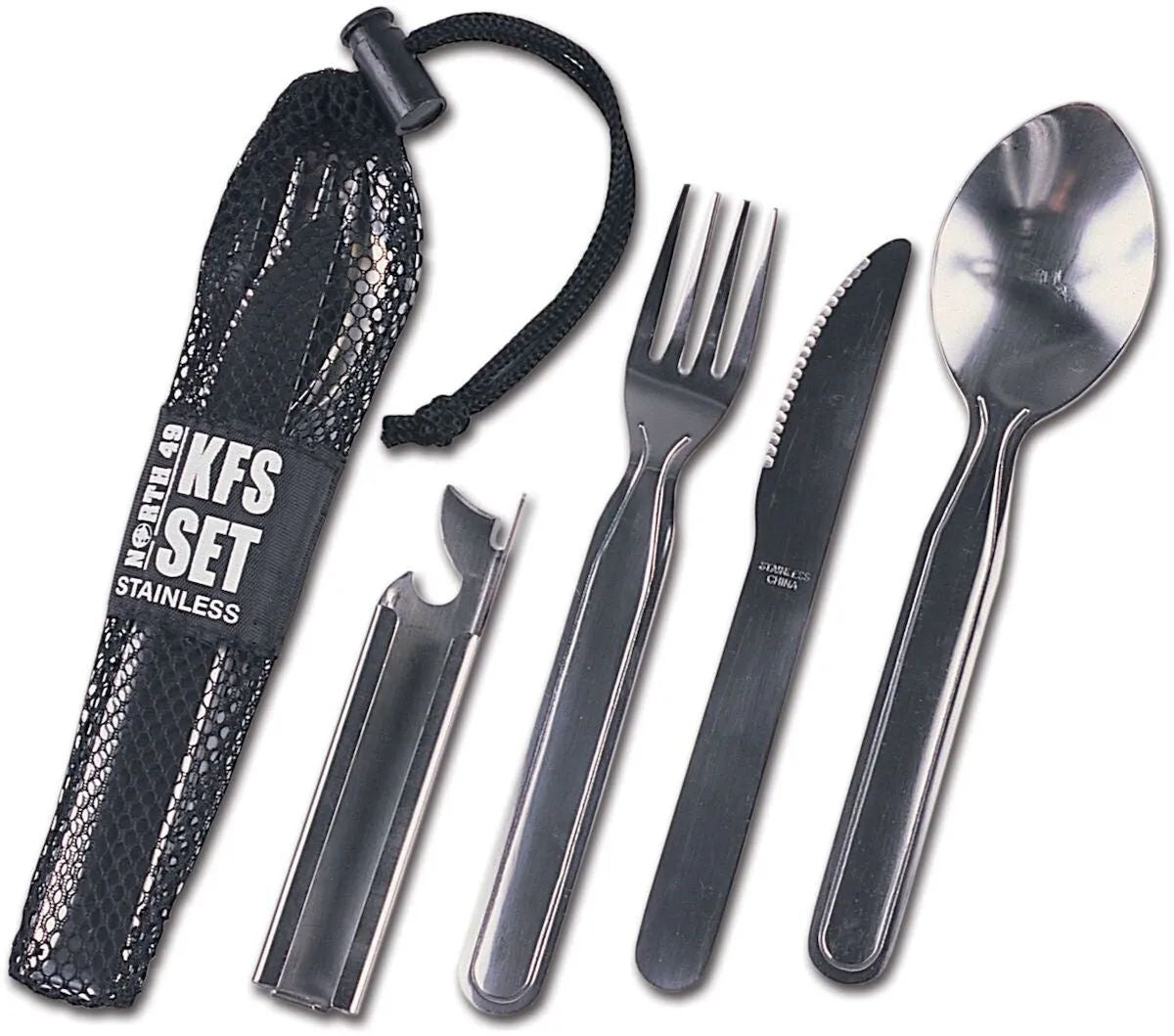 ENSEMBLE D’USTENSILES STYLE OTAN - PLEIN AIR CAMPING ET SURVIE - USTENSILES