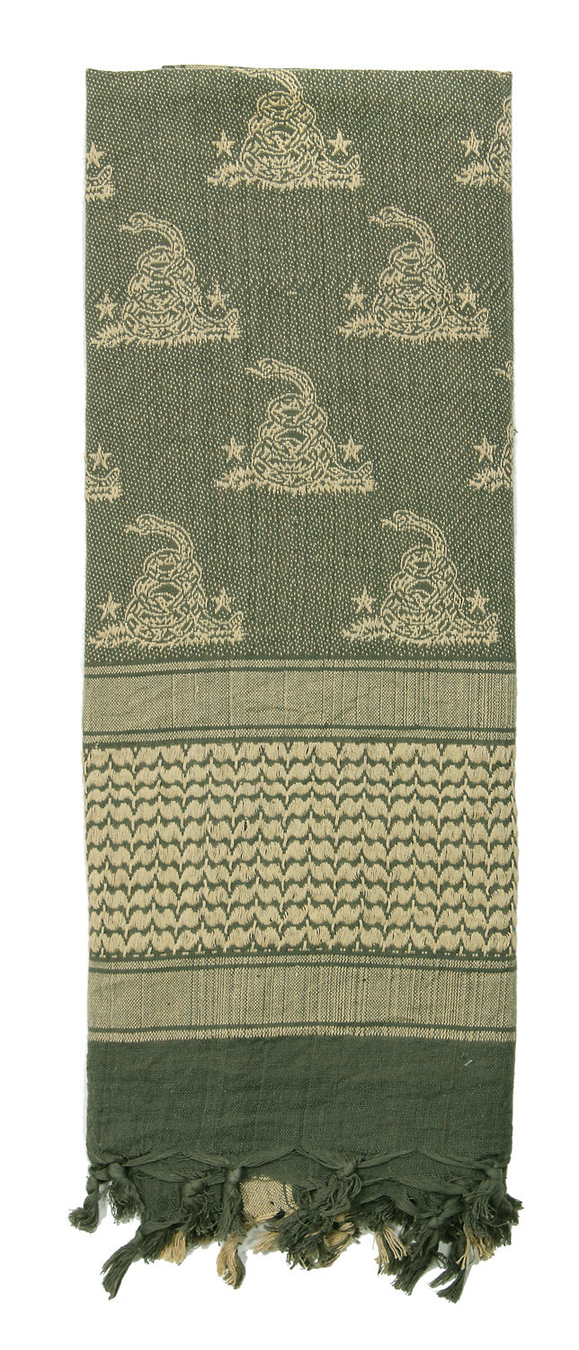 FOULARD SHEMAG TACTIQUE DÉSERT SERPENT DE GADSDEN - VÊTEMENTS - FOULARDS ET CACHE-COUS