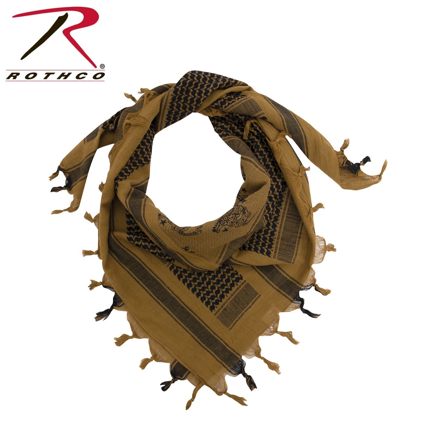 FOULARD SHEMAG TACTIQUE DÉSERT SERPENT DE GADSDEN - VÊTEMENTS - FOULARDS ET CACHE-COUS