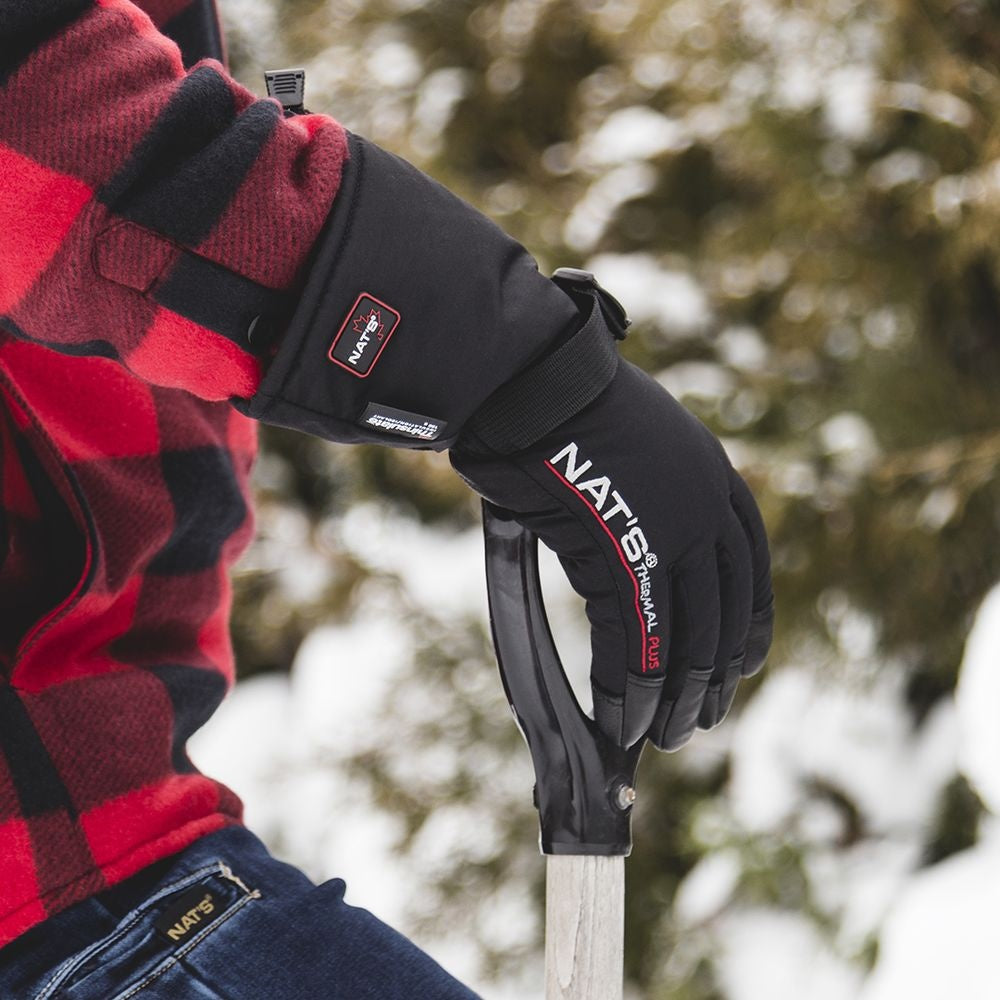 GANTS DE MOTONEIGE EN CUIR DE CHEVREUIL NAT’S - VÊTEMENTS - GANTS ET MITAINES