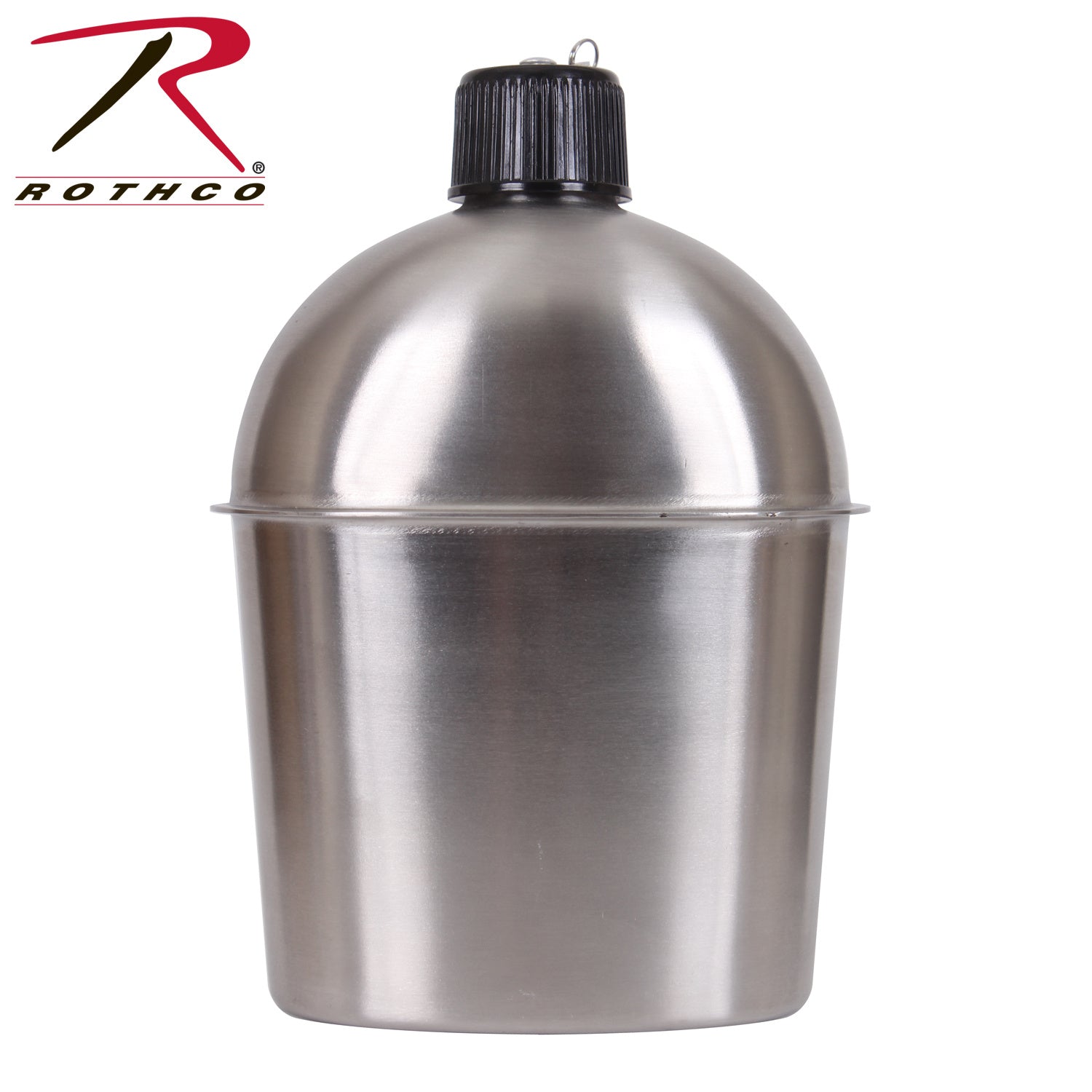 GOURDE EN ACIER INOXYDABLE STYLE G.I. - PLEIN AIR CAMPING ET SURVIE - GOURDES