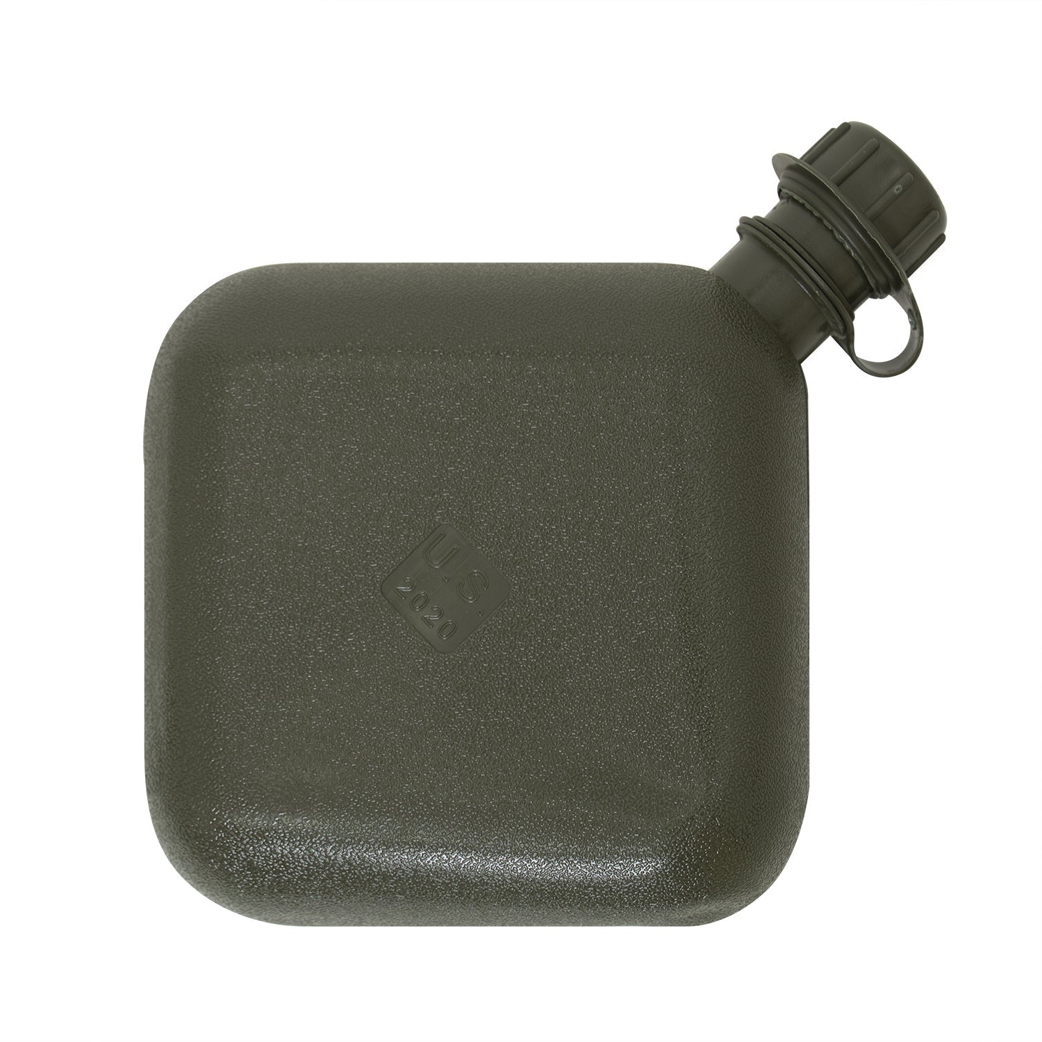 GOURDE EN PLASTIQUE TYPE MILITAIRE G.I. - 2 LITRES - PLEIN AIR CAMPING ET SURVIE - GOURDES