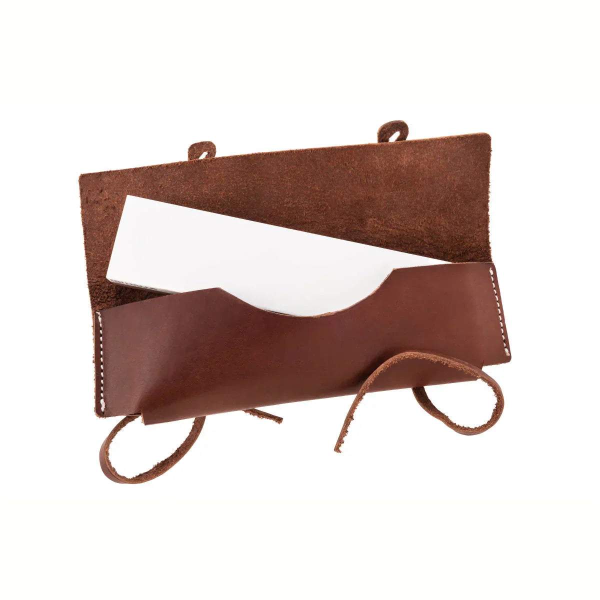 GRANDE PIERRE D’AIGUISAGE AVEC GRAIN 360/1000 AVEC ÉTUI EN CUIR - COUTEAUX ET OUTILS - ACCESSOIRES ET ENTRETIEN