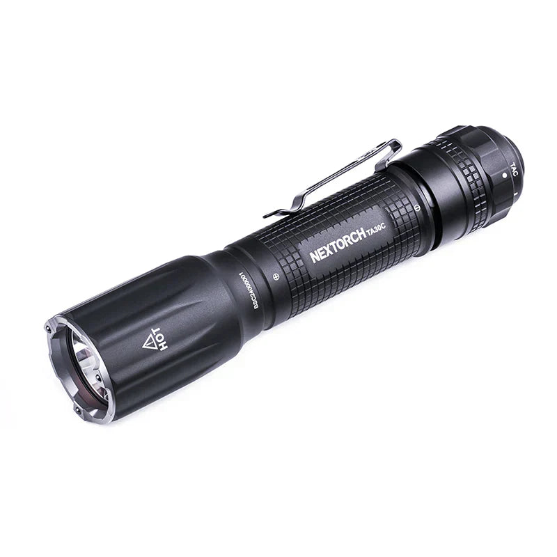 LAMPE DE POCHE TACTIQUE 1600 LUMENS STROBOSCOPIQUE TA30C NEXTORCH - COUTEAUX ET OUTILS - LAMPES DE POCHES