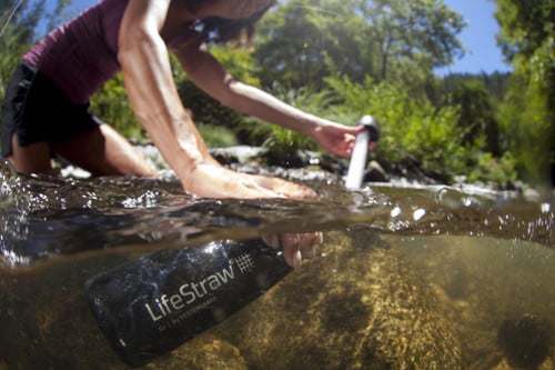 LIFESTRAW BOUTEILLE D’EAU AVEC FILTRE 22OZ - PLEIN AIR CAMPING ET SURVIE - PURIFICATION