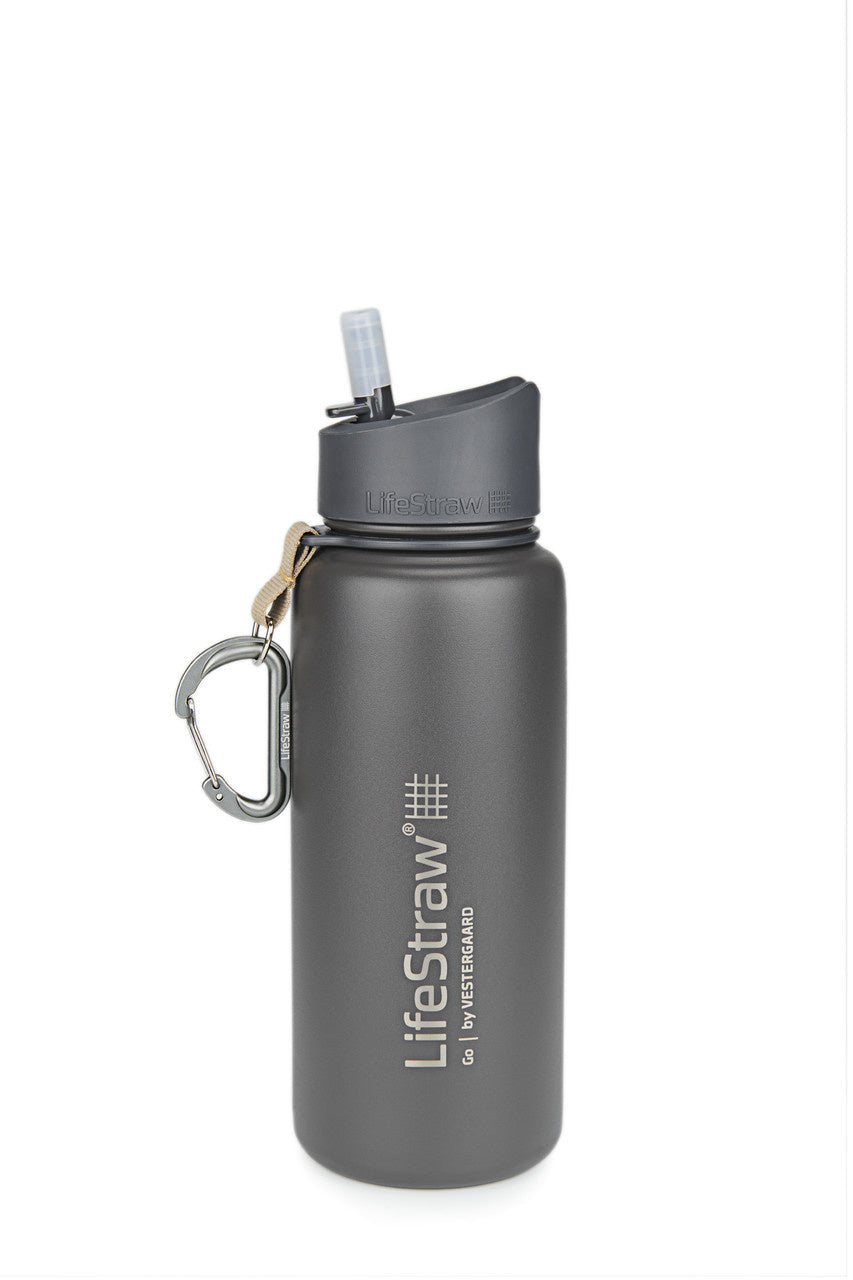 LIFESTRAW GO EN ACIER INOXYDABLE 24OZ - PLEIN AIR CAMPING ET SURVIE - PURIFICATION