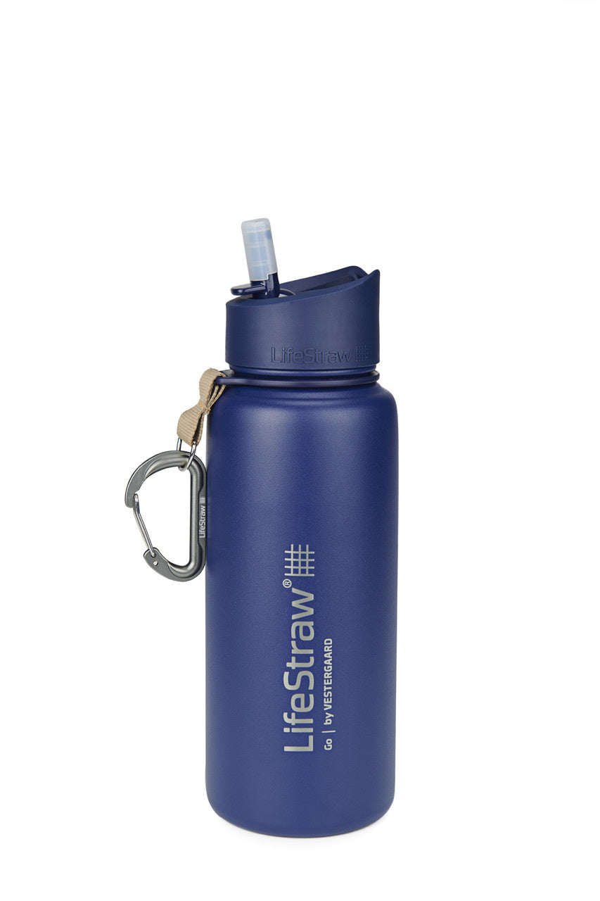 LIFESTRAW GO EN ACIER INOXYDABLE 24OZ - PLEIN AIR CAMPING ET SURVIE - PURIFICATION