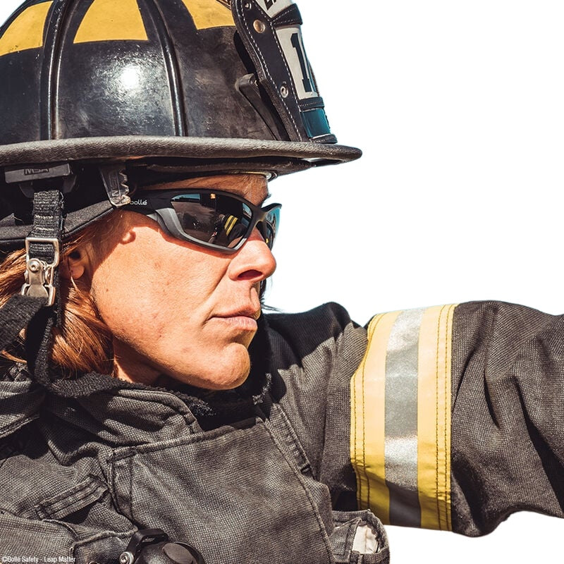 LUNETTES BALISTIQUES FUMÉE ANTI-ÉGRATIGNURES ET ANTI-BUÉE BOLLÉ SWAT - ÉQUIPEMENT TACTIQUE - LUNETTES