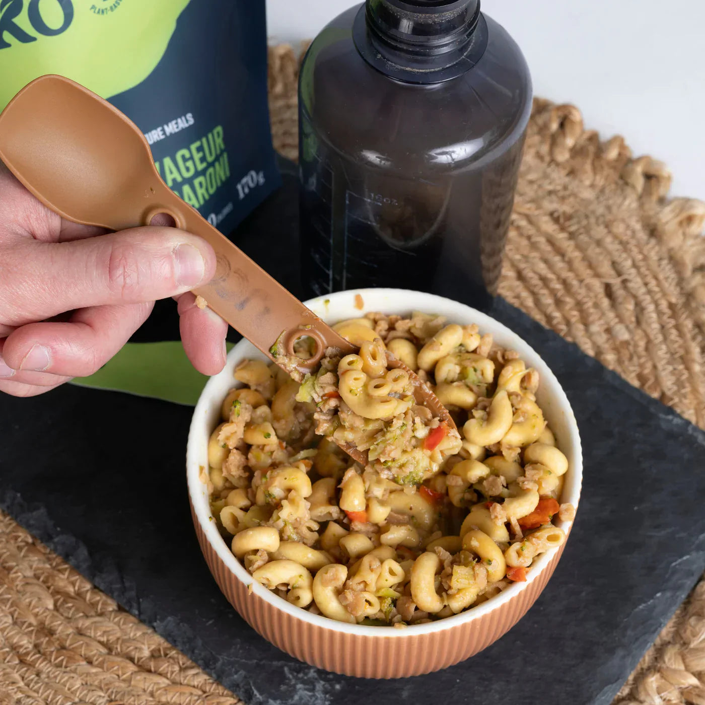 MACARONI VOYAGEUR TREKKO - 2 PORTIONS PAR SACHET - PLEIN AIR CAMPING ET SURVIE - NOURRITURE