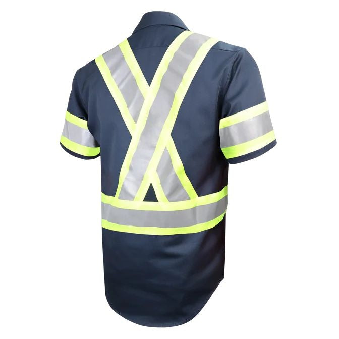 MANCHES COURTES AVEC BANDES RÉFLÉCHISSANTES 650SX4 - VÊTEMENTS - CHEMISES DE TRAVAIL