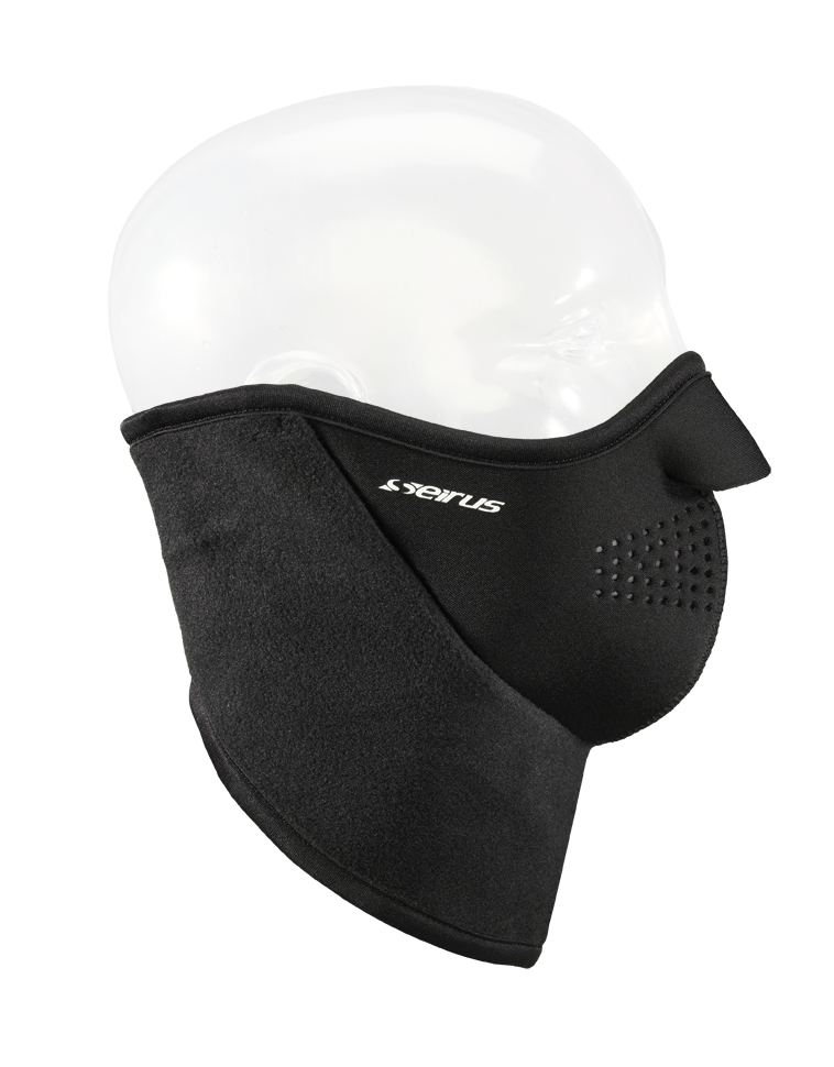 Masque et cache-cou Seirus Neofleece Combo Scarf noir, vue trois quarts